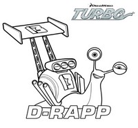 coloriage turbo l escargot d rapp